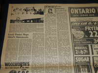 1963 JULY 20 CINCINNATI HERALD NEWSPAPER - ROCKS CRASH INTO NEGRO HOME - NP 4402