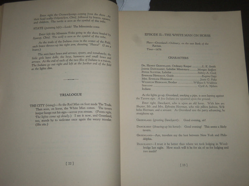 1930 PAGEANT OF NEW BRUNSWICK SOFTCOVER BOOK - J 2518