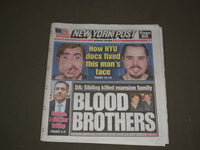 2018 NOVEMBER 30 NEW YORK POST NEWSPAPER - PAUL CANEIRO KILLED BROTHER & FAMILY