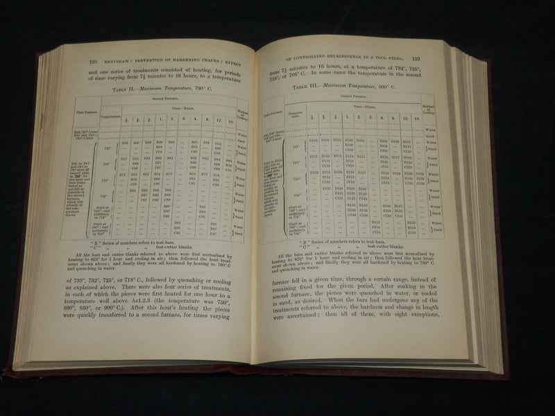 1912-1939 THE JOURNAL OF IRON & STEEL INSTITUTE LOT OF 9 - GEORGE LLOYD- KD 4141