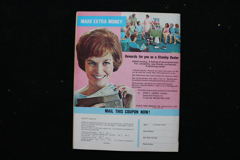 1968 APRIL SILVER SCREEN MAGAZINE - SALLY FIELD COVER - E 25721