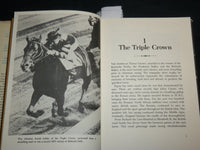 1975 THE TRIPLE CROWN WINNERS HARDCOVER BOOK - RACE HORSES - KD 6857