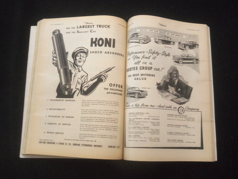 1956 OCTOBER 19 THE AUTOCAR MAGAZINE - LONDON SHOW REPORT - BRITISH - J 7838