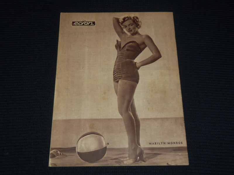 1950'S NO. 1130 ECRAN MAGAZINE - MARILYN MONROE BACK COVER - MARLY - E 17076