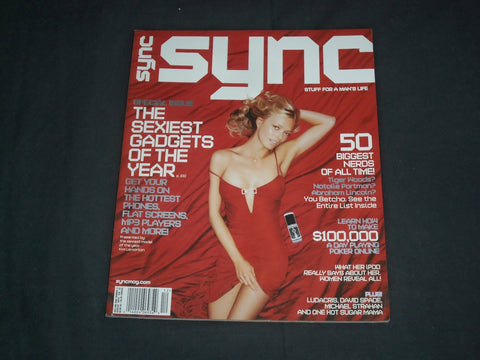 2004 DEC - 2005 JAN SYNC MAGAZINE - AMERICA'S GADGET GUIDE - NICE COVER- RC 1302