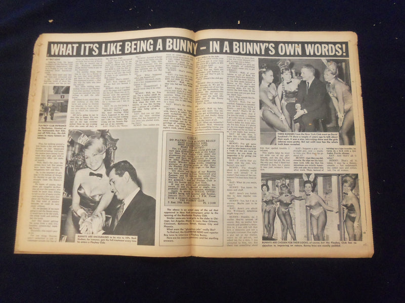 1965 JULY 6 ILLUSTRATED NEWS NEWSPAPER - INSIDE THE PLAYBOY CLUBS - NP 7317