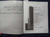 1987 IN THE CAUSE OF ARCHITECTURE FRANK LLOYD WRIGHT BOOKS - LOT OF 4 - KD 8833