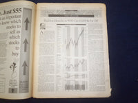 1998 MARCH 16-20 BARRON'S MARKET WEEK NEWSPAPER - INFLATION ON HIGH? - NP 6729