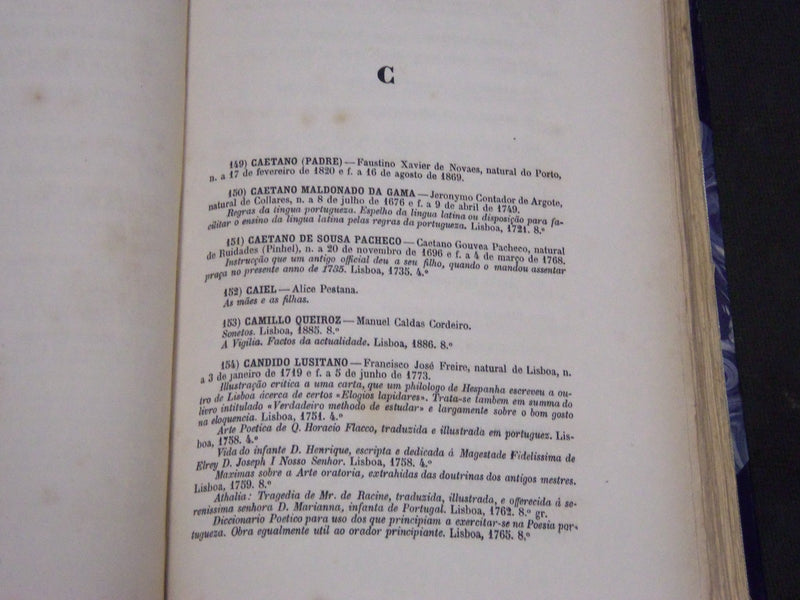 1896 SUBSIDIOS PARA UN DICCIONARO DE PSEUDONYMOS BY MARTINITO FONSECA - KD 7