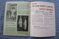 1956 AUGUST FISHING MAGAZINE - TED WILLIAMS ARTICLE & PHOTO - ST 1001I
