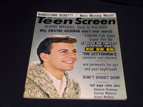 1962 JUNE MOVIE TEEN MAGAZINE - DION THE BELMONTS FRONT COVER - E 15429