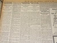 1919 FEBRUARY 26 NEW YORK TIMES - NO EXTRA SESSION UNTIL WILSON RETURNS- NT 7969