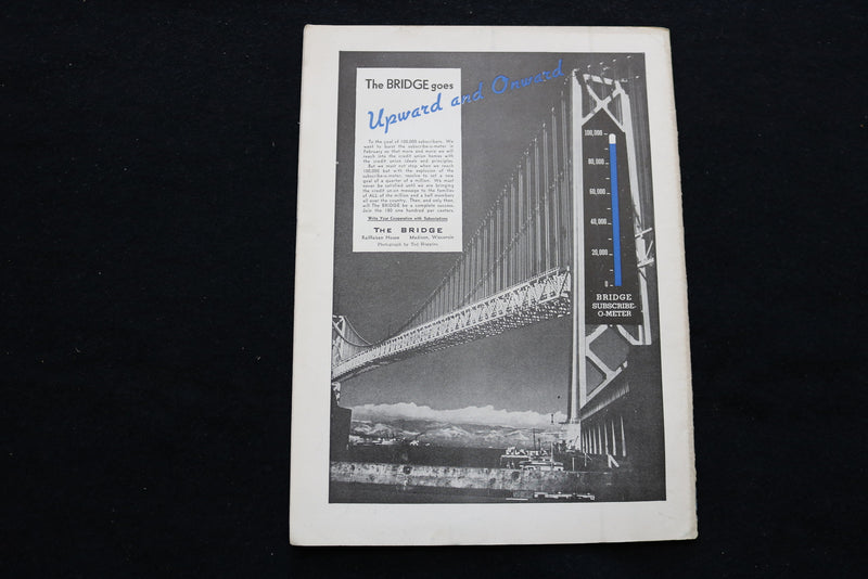 1938 JANUARY THE BRIDGE MAGAZINE - BABY WITH BOXING GLOVES COVER - SP 4925O