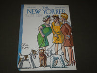 1967 JULY 22 NEW YORKER MAGAZINE FRONT COVER ONLY BY PETER ARNO - ART DECO