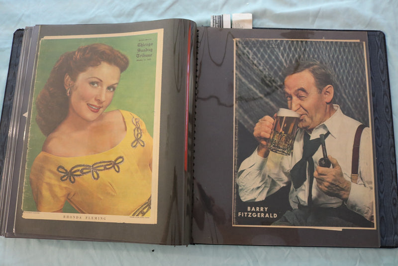 GIANT MOVIE STAR SCRAPBOOK - PAULETTE GODDARD - ALICE FAYE - #5