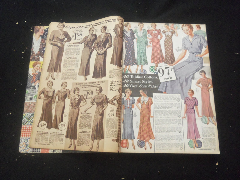 1934-35 FALL AND WINTER MONTGOMERY WARD CATALOG - PORTLAND, OREGON - R 93K