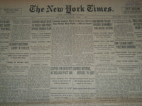 1932 APRIL 7 NEW YORK TIMES - COLUMBIA STUDENTS 0 IN STRIKE OVER HARRIS- NT 7437