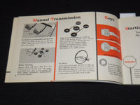 1961 PLYMOUTH OWNER'S MANUAL - SOFTCOVER - J 9881