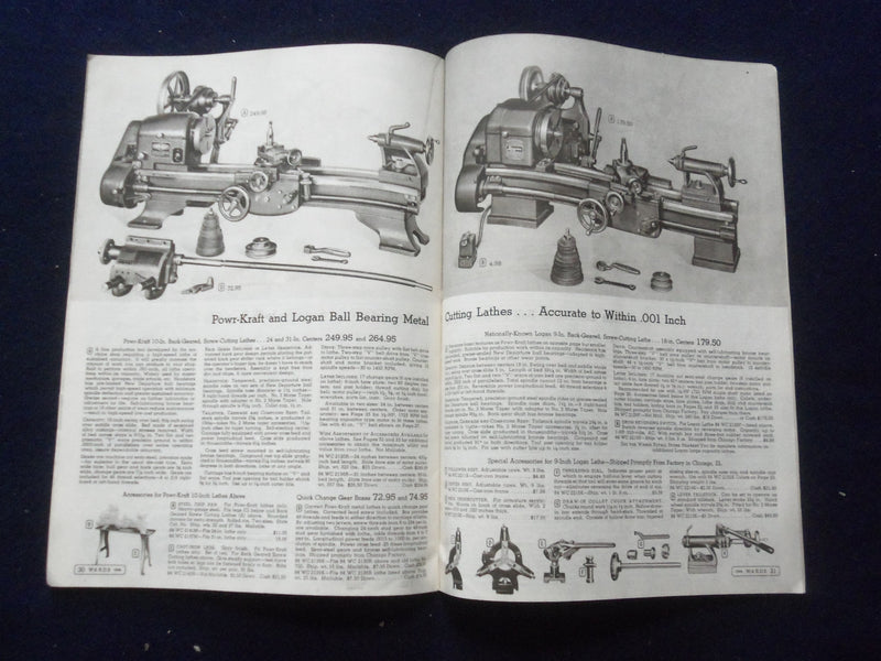 1950-1951 MONTGOMERY WARD POWR-KRAFT POWER TOOL AND WELDING CATALOG - J 8484