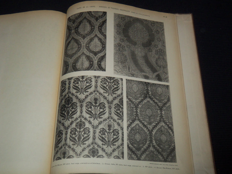 1900'S TAPIS DE LA CHINE - SOIERIES ET VELOURS ORIENTAUX FRENCH VOLUME - Z 221