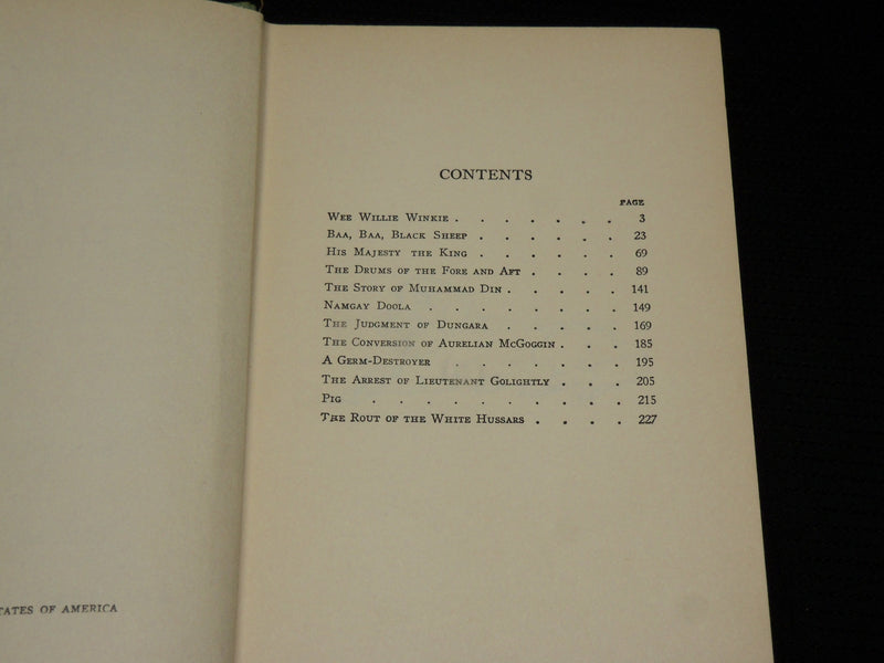 1930'S KIPLING'S STORIES FOR CHILDREN HARDCOVER BOOK BY RUDYARD KIPLING- KD 7290