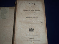 1821 LAWS OF THE STATE OF NEW JERSEY VOL- CONSTITUTION - DECLARTION - KD 2174