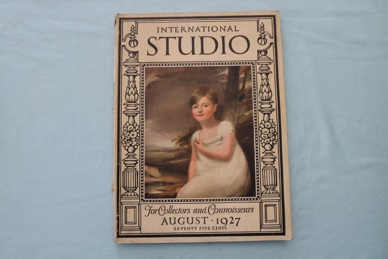 1927 AUGUST INTERNATIONAL STUDIO MAGAZINE - A BEAUTIFUL PAINTING COVER - E 26533