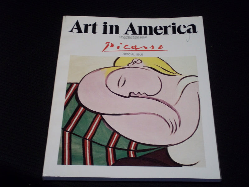 1980 DECEMBER ART IN AMERICA MAGAZINE - PICASSO SPECIAL ISSUE COVER - E 791
