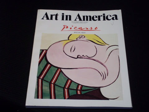 1980 DECEMBER ART IN AMERICA MAGAZINE - PICASSO SPECIAL ISSUE COVER - E 791
