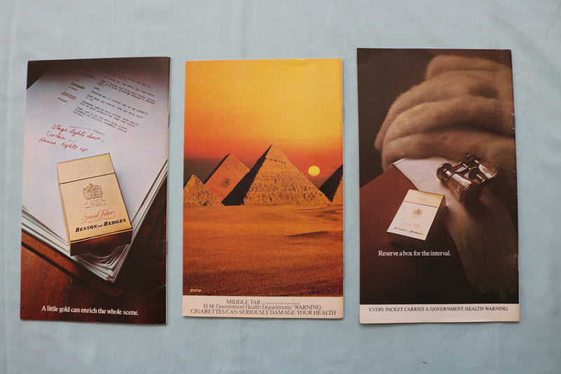 1970'S LONDON THEATRE PROGRAMS - LOT OF 5 - K 2579