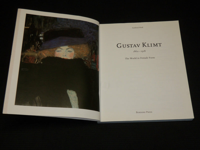 1998 GUSTAV KLIMT 1862-1918 WORLD IN FEMALE FORM SOFTCOVER BOOK - R 711W