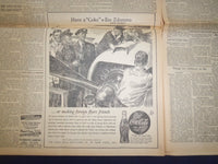 1944 JUNE 3 NEW YORK TIMES - AIR FORCE LINKS RUSSIA, WITH BASES THERE - NP 6558