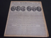 1919 SEPT 28 NY TIMES DRAMA SECTION - CHANCES OF PEACE TREATY SENATE - NT 7099