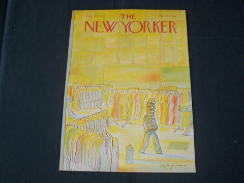 1979 JULY 30 NEW YORKER MAGAZINE FRONT COVER ONLY - GREAT ART FOR FRAMING