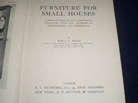 1900'S FURNITURE FOR SMALL HOUSES BOOK BY PERRY WELLS - 57 GREAT PLATES- KD 2840