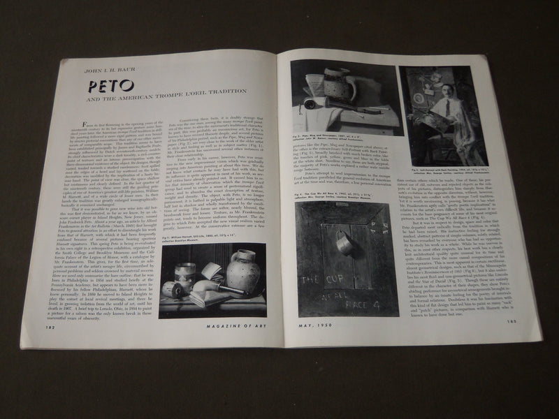1943-1950 MAGAZINE OF ART LOT OF 10 ISSUES - NICE PHOTOS - O 277