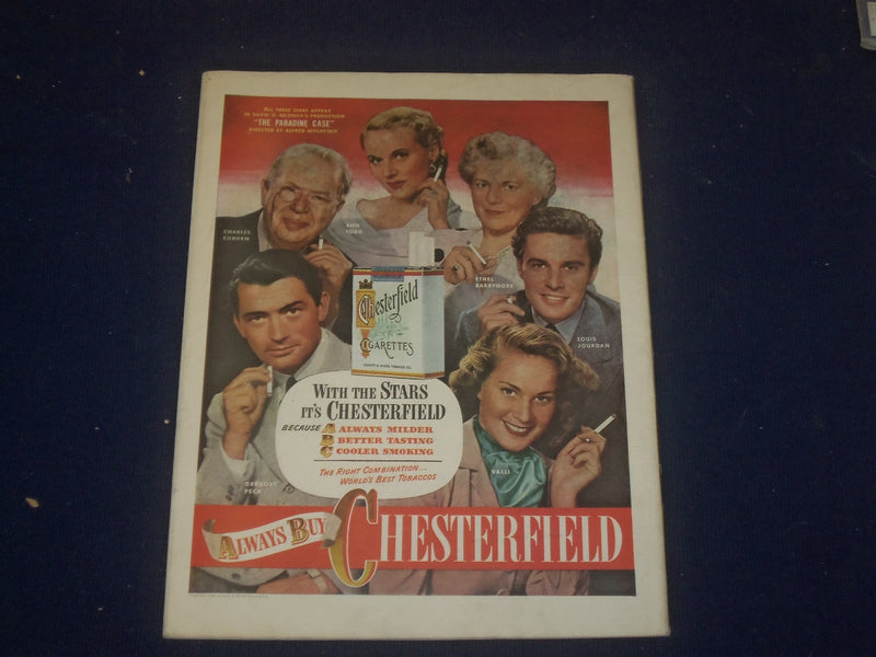 1948 MARCH 6 COLLIER'S MAGAZINE - GREAT ILLUSTRATIONS, ARTICLES & ADS - B 744