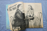 1943 AUGUST MOVIE STORY MAGAZINE - INGRID BERGMAN & GARY COOPER COVER - ST 1002C