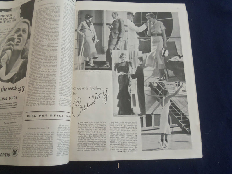 1934 JANUARY DELINEATOR MAGAZINE - BEAUTIFUL COVER & ILLUSTRATIONS - ST 1240H