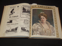1909 JULY-DECEMBER LE THEATRE MAGAZINE BOUND VOLUME - 12 ISSUES - KD 2278L
