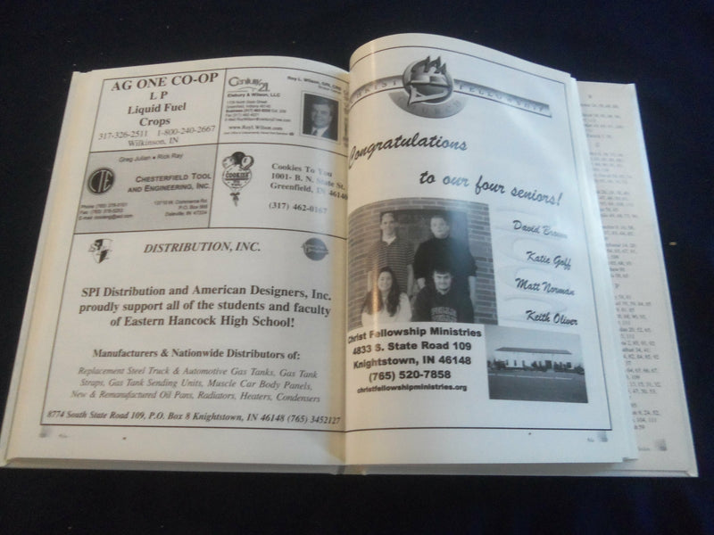 2002 ROYAL DECREE EAST HANCOCK HIGH SCHOOL YEARBOOK- CHARLOTTESVILLE, IN-YB 2729