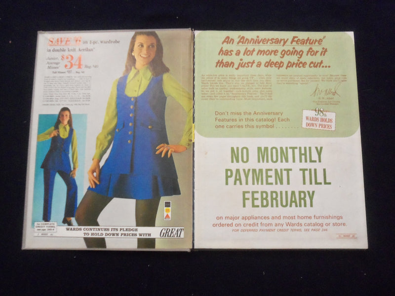 1970 MONTGOMERY WARD 98TH ANNIV. SALE CATALOG -HARDCOVER- KANSAS CITY,MO - R 96I