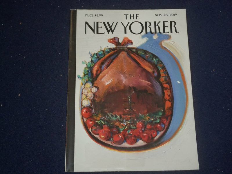 2019 NOVEMBER 25 THE NEW YORKER MAGAZINE - ILLUSTRATED COVER - NY 2355