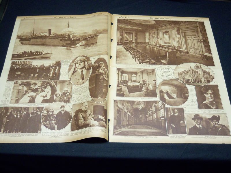 1919 DECEMBER 28 NEW YORK TIMES PICTURE SECTION - BECKETT - CARPENTER - NT 8828