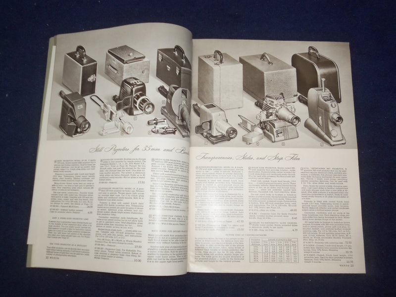 1949 MONTGOMERY WARD PHOTOGRAPHIC CATALOG - SOFTCOVER - J 9301