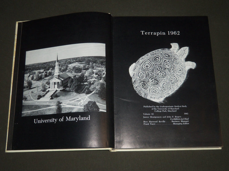 1962 TERRAPIN UNIVERSITY OF MARYLAND COLLEGE YEARBOOK - GREAT PHOTOS - YB 1180