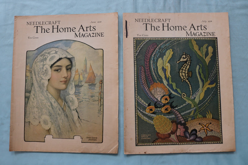 1931-1934 HOME ARTS NEEDLECRAFT MAGAZINE - LOT OF 20 - O 3968