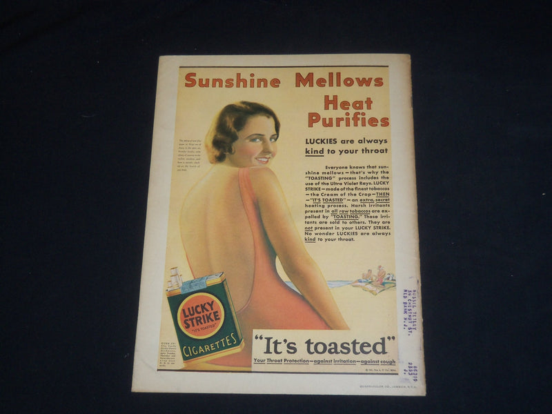 1931 MAY 16 JUDGE MAGAZINE - SHE LEFT UNDER A CLOUD - ST 5682