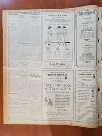 1921 FEBRUARY 12 NEW YORK TIMES NEWSPAPER - ALL AGENCIES FIGHT TYPHUS - NT 8121
