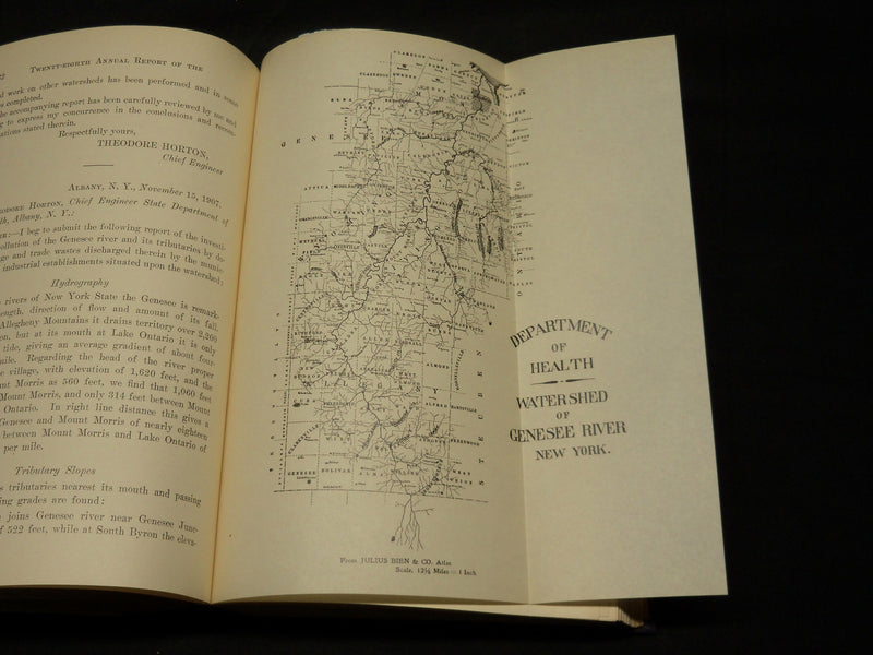 1907 NY STATE DEPARTMENT OF HEALTH 28TH ANNUAL REPORT VOLUME NO. 2 - KD 5894